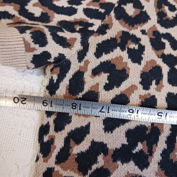 J. Crew Cheetah Animal Print Women's Top size M - Picture 7 of 9